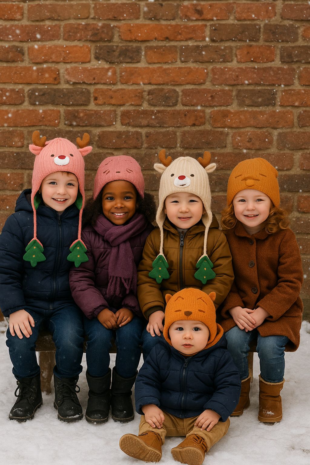 Kids Winter Caps โ Warm, Soft & Stretchable โ Unisex