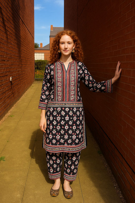 Winter Khaddar 2-Piece Suit with Matching Jacket