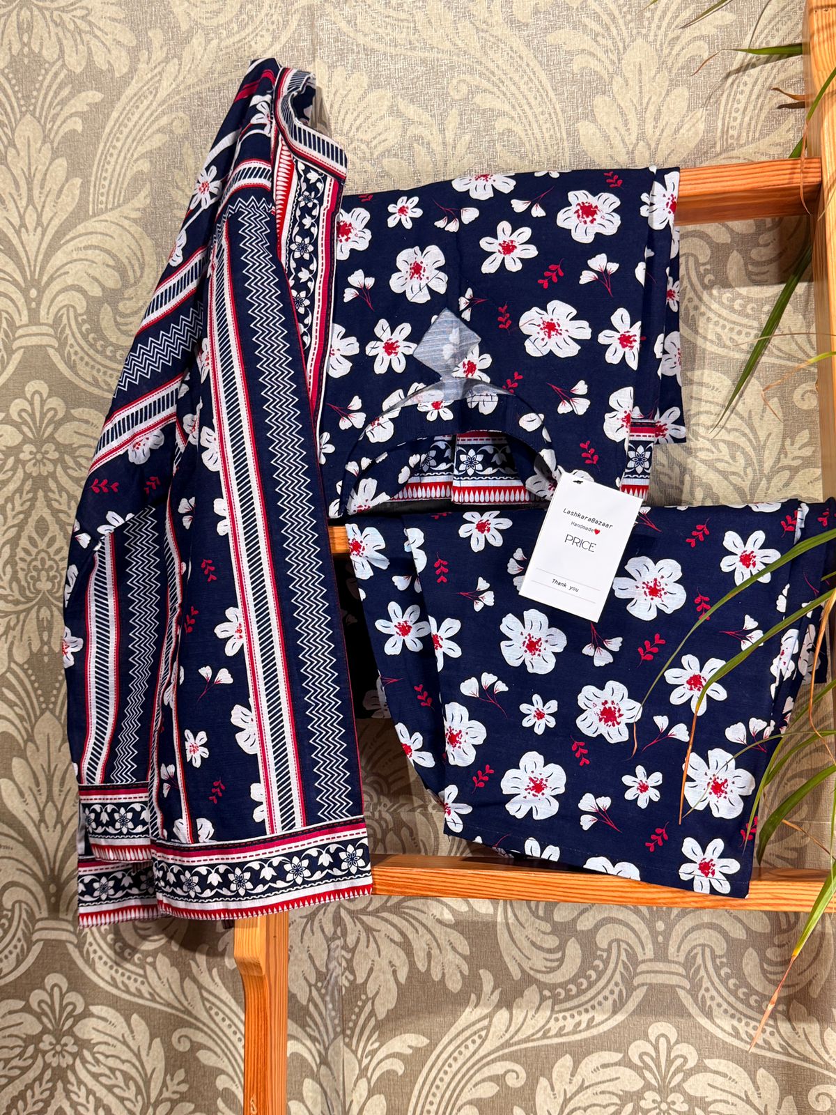 Warm 2-Piece Khaddar Suit with Stylish Winter Jacket – Cozy & Chic