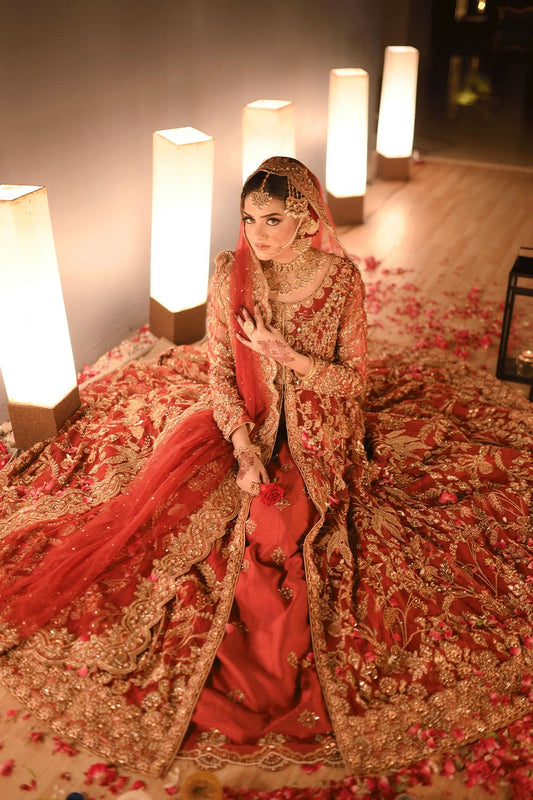 Bridal Barat Lehenga – Customizable Designer Wedding (Pre-Order)