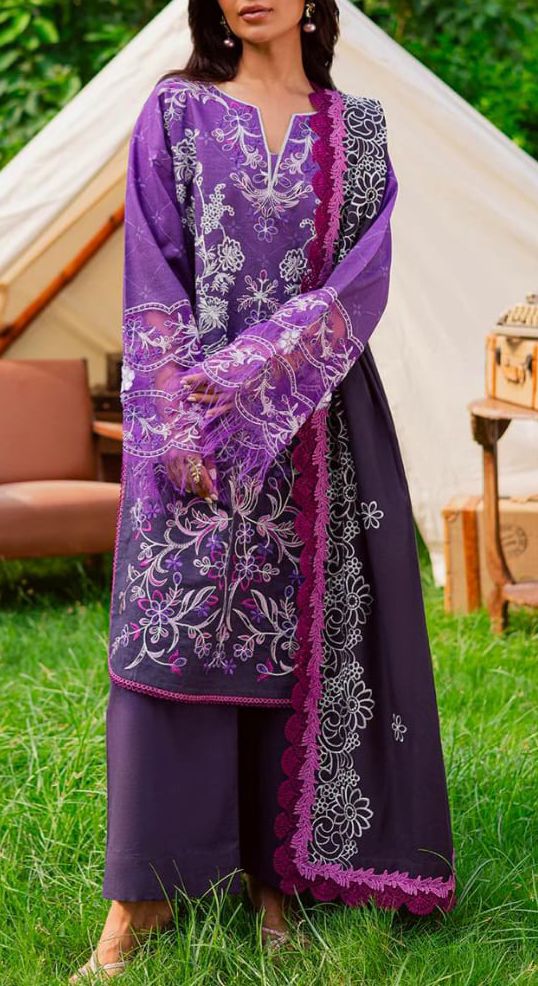 Designer-Inspired Khaddar 3-Piece Suit – Party Wear | Pre-Order